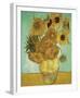 Still Life, Vase With Twelve Sunflowers-Vincent Van Gogh-Framed Giclee Print