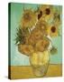 Still Life, Vase With Twelve Sunflowers-Vincent Van Gogh-Stretched Canvas