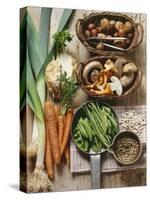 Still Life: Vegetables, Pulses, Mushrooms and Nuts-Eising Studio - Food Photo and Video-Stretched Canvas