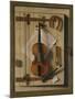 Still Life, Violin and Music, 1888-William Michael Harnett-Mounted Giclee Print