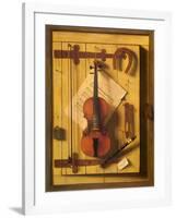 Still Life—Violin and Music, 1888-null-Framed Giclee Print