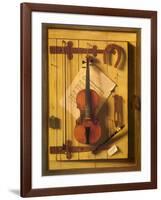 Still Life—Violin and Music, 1888-null-Framed Giclee Print