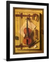 Still Life—Violin and Music, 1888-null-Framed Giclee Print