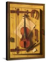 Still Life—Violin and Music, 1888-null-Stretched Canvas