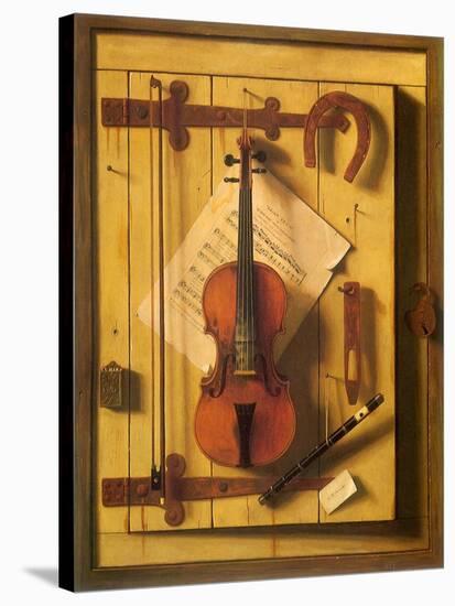 Still Life—Violin and Music, 1888-null-Stretched Canvas