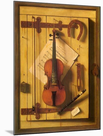 Still Life—Violin and Music, 1888-null-Mounted Giclee Print