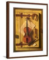 Still Life—Violin and Music, 1888-null-Framed Giclee Print