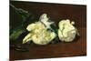 Still Life, White Peony-Edouard Manet-Mounted Premium Giclee Print