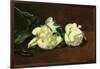 Still Life, White Peony-Edouard Manet-Framed Art Print