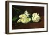 Still Life, White Peony-Edouard Manet-Framed Art Print