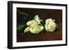 Still Life, White Peony-Edouard Manet-Framed Premium Giclee Print