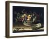 Still Life with a Basket of Fruit and a Bunch of Asparagus, 1630-Louise Moillon-Framed Giclee Print