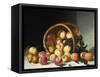 Still Life with a Basket of Fruit-Soren Emil Carlsen-Framed Stretched Canvas