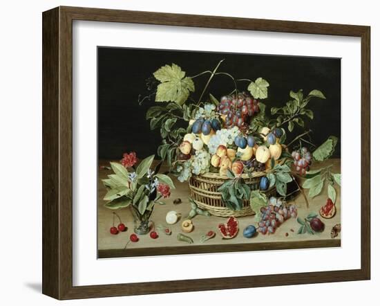 Still Life with a Basket of Fruit-Isaac Soreau-Framed Giclee Print
