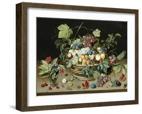 Still Life with a Basket of Fruit-Isaac Soreau-Framed Giclee Print