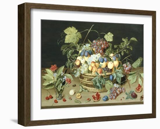 Still Life with a Basket of Fruit-Isaac Soreau-Framed Giclee Print