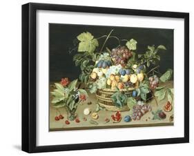 Still Life with a Basket of Fruit-Isaac Soreau-Framed Giclee Print