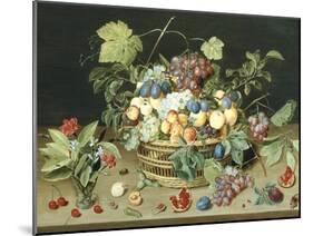 Still Life with a Basket of Fruit-Isaac Soreau-Mounted Giclee Print