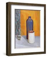 Still Life with a Blue Bottle, 1917-Roger Eliot Fry-Framed Giclee Print