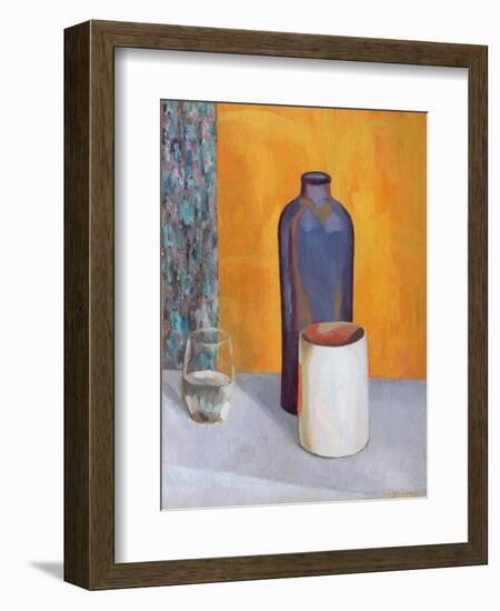 Still Life with a Blue Bottle, 1917-Roger Eliot Fry-Framed Giclee Print