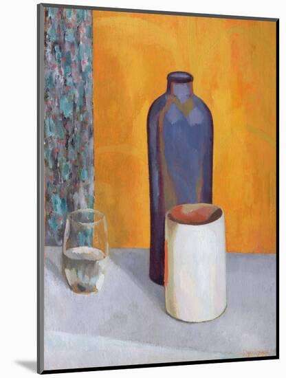 Still Life with a Blue Bottle, 1917-Roger Eliot Fry-Mounted Giclee Print