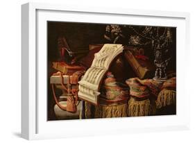 Still Life with a Book of Sheet Music-Francesco Fieravino-Framed Giclee Print