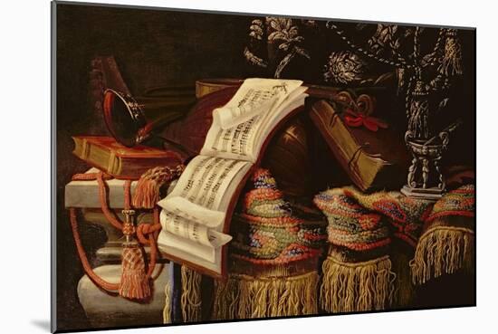 Still Life with a Book of Sheet Music-Francesco Fieravino-Mounted Giclee Print