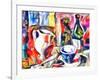 still life with a bottle,2017-Alex Caminker-Framed Giclee Print