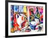 still life with a bottle,2017-Alex Caminker-Framed Giclee Print