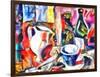 still life with a bottle,2017-Alex Caminker-Framed Giclee Print