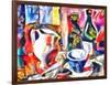 still life with a bottle,2017-Alex Caminker-Framed Giclee Print