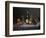 Still Life with a Bottle of Champagne and Two Glasses, with Various Fruit-null-Framed Giclee Print