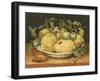 Still Life with a Bowl of Citrons, C.1640-Giovanna Garzoni-Framed Premium Giclee Print