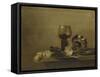 Still Life with a Broken Glass-Willem Claesz Heda-Framed Stretched Canvas