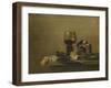 Still Life with a Broken Glass-Willem Claesz Heda-Framed Art Print