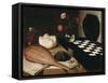 Still Life with a Chess-Lubin Baugin-Framed Stretched Canvas