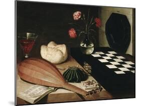 Still Life with a Chess-Lubin Baugin-Mounted Giclee Print
