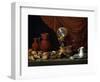 Still Life with a Clock, 1652-Antonio Pereda y Salgado-Framed Giclee Print