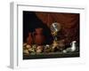 Still Life with a Clock, 1652-Antonio Pereda y Salgado-Framed Giclee Print