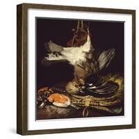 Still Life with a Dead Jay-Willem van Aelst-Framed Giclee Print