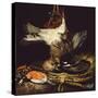 Still Life with a Dead Jay-Willem van Aelst-Stretched Canvas