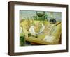 Still Life with a Drawing Board, Pipe, Onions and Sealing Wax-Vincent van Gogh-Framed Premium Giclee Print