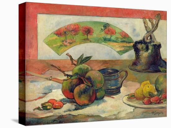 Still Life with a Fan, c.1889-Paul Gauguin-Stretched Canvas