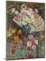 Still Life with a Fan (Oil on Canvas)-Georges Lemmen-Mounted Giclee Print