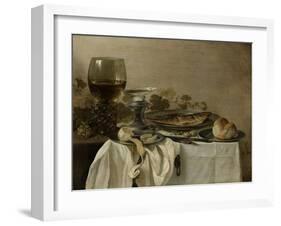 Still Life with a Fish, 1647-Pieter Claesz-Framed Giclee Print