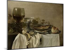 Still Life with a Fish-Pieter Claesz-Mounted Art Print