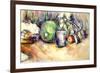 Still Life with a Glass, 1902-06-Paul Cézanne-Framed Giclee Print