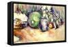 Still Life with a Glass, 1902-06-Paul Cézanne-Framed Stretched Canvas