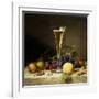 Still Life with a Glass of Champagne, 1855-Johann Wilhelm Preyer-Framed Giclee Print