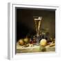 Still Life with a Glass of Champagne, 1855-Johann Wilhelm Preyer-Framed Giclee Print